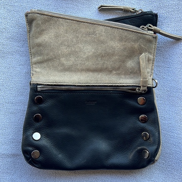 Hammitt Dillon Small Crossbody Purse Black + Gun Metal (6 different looks) - Picture 3 of 12